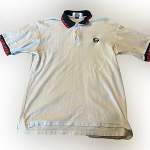 Vintage Georgia Bulldogs Polo Medium. Small tear in the back (pictured)